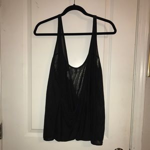 See Through Black Tank